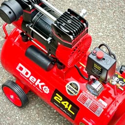 Máy nén khí khô (không dầu) DEKO DK-2024A chuẩn 24 lít, công suất 2.0HP, Nén đầy bình trong 75 giây 7