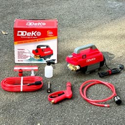 Máy rửa xe gia đình DEKO DK-P25 Có chỉnh áp,Công suất 2500W Lõi đồng 100%, Lưu lượng nước 10 L/phút 3