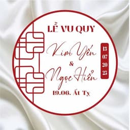 TA - 124/ BẢNG TÊN CÔ DÂU CHÚ RỄ/ BẢNG TRANG TRÍ GIA TIÊN 1