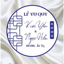 TA - 124/ BẢNG TÊN CÔ DÂU CHÚ RỄ/ BẢNG TRANG TRÍ GIA TIÊN 5