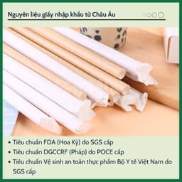 1000 ống hút giấy loại 1, giấy kraft cao cấp, 3 lớp dày, 3 size, dùng tại quán, take away Mixmore 6
