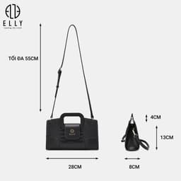 [Tặng hộp 20.10] Túi xách nữ ELLY EL372 da tổng hợp cao cấp đeo chéo đeo vai xách tay thời trang 2