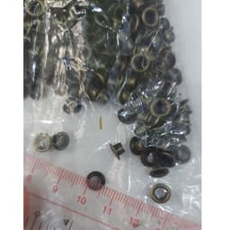 [BÁN SỈ] Khoen ore mắt cáo 4mm, 5mm, 6mm Sắt xi màu ĐỒNG Khuy ore mắt cáo bấm bạt, túi giấy BỊCH 1KG Không long đền 3