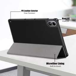 [Ảnh Thật] Bao Da MTB Xia0mi REDMI PAD 2 PRO - POCO PAD M1 12.1" 2025 Gấp 3 Khúc Lưng Cứng Có Nam Châm 2