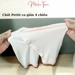 Body Đùi Cộc Tay Thun Lạnh Raglan HG – Cho Bé Sơ Sinh, Mặc Mát, Cài Lệch (3–9kg) 7