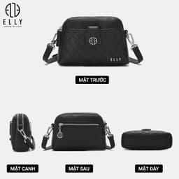 [Tặng hộp 20.10] Túi xách nữ ELLY ETX0378 túi đeo chéo đeo vai xách tay thời trang cao cấp sang trọng 3