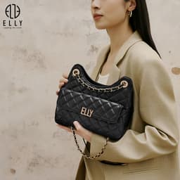 [Tặng hộp 20.10] Túi xách nữ thời trang ELLY EL269 đeo chéo đeo vai da tổng hợp cao cấp chính hãng 2
