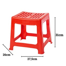 Ghế Nhựa Đẩu Ngồi Quán Trà Sữa, Cafe, Trà Chanh, Vỉa Hè, Gọn Nhẹ, Tiện Dụng - DOMUS 5