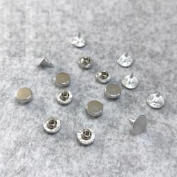 Nút đinh tán Size 8mm 10mm Mặt trơn Hàng nặng và không gỉ sét Nút trang trí quần áo, túi xách, gia cố túi quần jean. 3