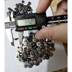 Nút đinh tán Size 8mm 10mm Mặt trơn Hàng nặng và không gỉ sét Nút trang trí quần áo, túi xách, gia cố túi quần jean. 6