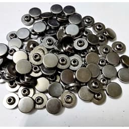Nút đinh tán Size 8mm 10mm Mặt trơn Hàng nặng và không gỉ sét Nút trang trí quần áo, túi xách, gia cố túi quần jean. 7