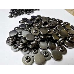 Nút đinh tán Size 8mm 10mm Mặt trơn Hàng nặng và không gỉ sét Nút trang trí quần áo, túi xách, gia cố túi quần jean. 8