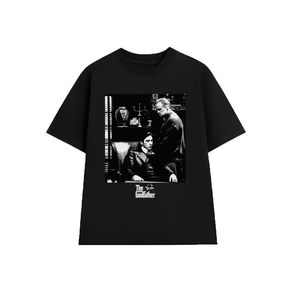 Áo Thun The Godfather - Bố Già 001, IMDb Top 250 movies, Unisex Form Rộng Cotton Mềm