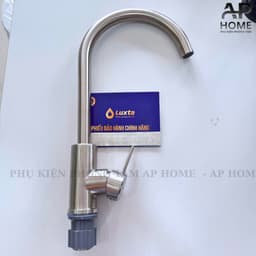 Vòi bếp nóng lạnh Luxta L3219 Inox 304 cao cấp – Cần xoay 360°– Hàng chính hãng - AP HOME 7