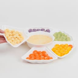 Bộ bát đĩa hình hoa Hokori - Việt Nhật | Nhựa PP bền đẹp, an toàn, set chén đựng đồ ăn decor 3