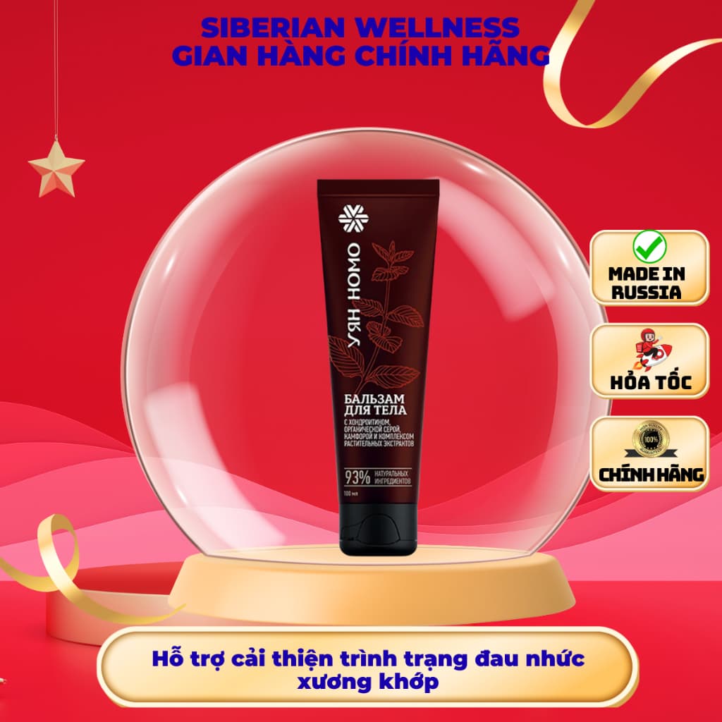 Gel chăm sóc Uyan Nomo Siberian Wellness, Hỗ trơ cải thiện trình trạng xương khớp, tuýt 100ml