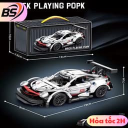 [NEW 2026] Đồ Chơi Mô hình Lắp Ráp Siêu Xe Ôtô Pos 911 Tỉ Lệ 1:18 Quà Tặng Xếp Hình Trí Tuệ Cho Trẻ Bảo Hành Bởi Bstore 1