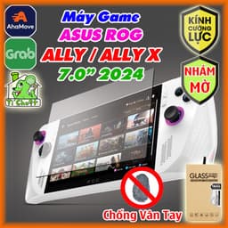 [Nhám Chống Vân Tay-Ảnh Thật] Kính CL Máy Game ASUS ROG ALLY/ ALLY X 7.0" 2024 Cường Lực 9H 1