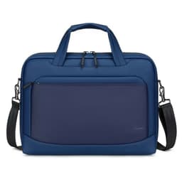 Túi xách laptop CoolBell 15.6 inch màu xanh navy chống nước, chống sốc, thiết kế sang trọng, dây đeo chéo cho nam nữ côn 3