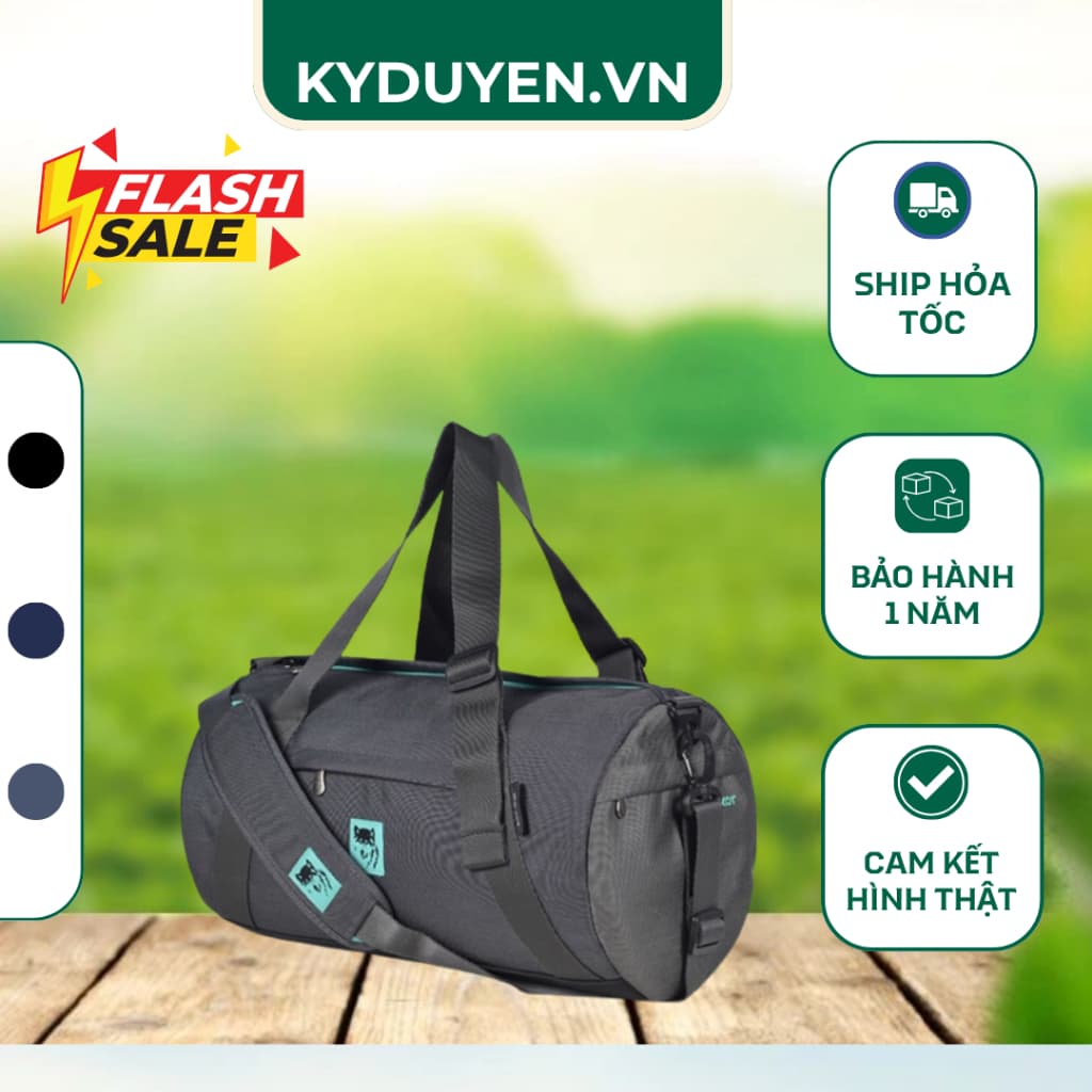Túi Trống Thể Thao Mikkor Sporty Gymer KỲ DUYÊN Túi Xách phù hợp chuyến đi 1-2 ngày, đi thể thao, chống nước.
