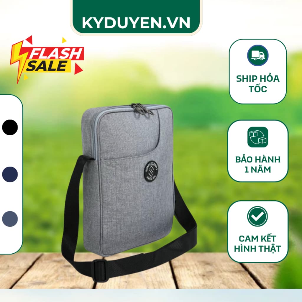 TÚI ĐEO CHÉO SIMPLE CARRY LC iPAD ĐỂ ĐỰNG iPAD, QUAI ĐEO CHÉO CHẮC CHẮN, CHẤT LIỆU CHỐNG NƯỚC, SIÊU NHẸ