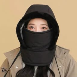 ''[Mũ Phao Trùm Đầu ]''Lót Lông Có Dây Buộc - Dùng Cho/Nam/ Nữ. đi xe máy''Q/T'' 2