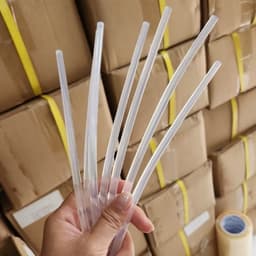 [ RẺ VÔ ĐỊCH ] Combo 100 Keo Nến, 1kg Keo Nến Silicon Trong Suốt Loại 1 Dài 25cm (25cm x ~7mm) 2