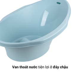 Chậu Tắm Nhựa Cho Bé Việt Nhật 2256, Thau Tắm Hình Oval Dành Cho Trẻ Sơ Sinh - DOMUS 3