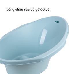 Chậu Tắm Nhựa Cho Bé Việt Nhật 2256, Thau Tắm Hình Oval Dành Cho Trẻ Sơ Sinh - DOMUS 4