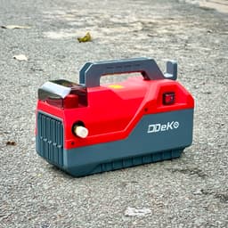 Máy Rửa Xe Gia Đình DEKO DK-P3000A Có Chỉnh Áp, Lõi Đồng, Lưu Lượng 11 L/P, Có ốp bảo vệ mặt đồng hồ 4