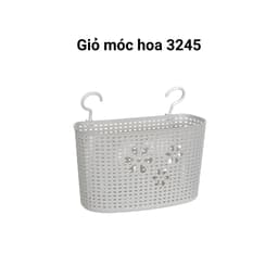 Rổ Nhựa Hai Quai Việt Nhật 3218/41/42/45/05/06, Rổ Móc Đựng Đồ, Giỏ Phòng Tắm, Đa Năng Tiện Ích - DOMUS 4
