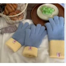 Găng tay len nữ cổ cao nhiều màu giữ ấm tay cho mùa đông thiết kế cổ cao thoải mái và ấm áp 5