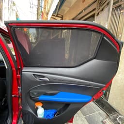 Rèm che nắng nam châm xe Vinfast Limo Green + MPV7 - bộ 4 tấm kèm khay rèm 1