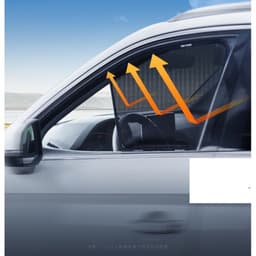 Rèm che nắng nam châm xe Vinfast Limo Green + MPV7 - bộ 4 tấm kèm khay rèm 3