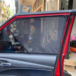 Rèm che nắng nam châm xe Vinfast Limo Green + MPV7 - bộ 4 tấm kèm khay rèm 4