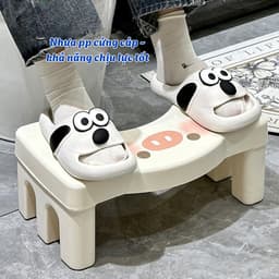 Ghế kê chân toilet hỗ trợ đi vệ sinh đúng cách, ghế để chân bồn cầu giúp tư thế vệ sinh khoa học, chống táo bón 2