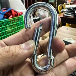 Móc treo bạt Móc Khoá An Toàn Size dày 5mm, 6mm, 8mm, 10mm Bằng Thép Loại có ren và không ren 5