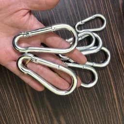 Móc treo bạt Móc Khoá An Toàn Size dày 5mm, 6mm, 8mm, 10mm Bằng Thép Loại có ren và không ren 7
