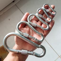 Móc treo bạt Móc Khoá An Toàn Size dày 5mm, 6mm, 8mm, 10mm Bằng Thép Loại có ren và không ren 8