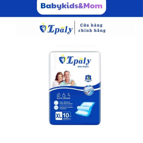 TẤM LÓT ĐỆM IPALY CHO NGƯỜI GIÀ, BỆNH NHÂN VÀ PHỤ NỮ SAU SINH SIZE XL 60_90cm túi 10 miếng
