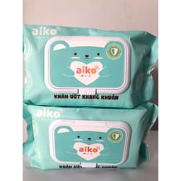Khăn Ướt Kháng Khuẩn Aiko 100tờ/Gói 2