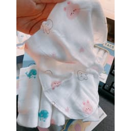 Set 6 Khăn Sữa Sợi Tre Cho Bé 4 Lớp Organic – Mềm Mịn, Kháng Khuẩn, Thấm Hút Tốt, Bền Bỉ 5