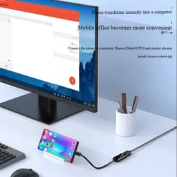 Cáp chuyển Type C sang HDMI 4K – Cáp Type C to HDMI cho điện thoại, laptop, MacBook – Hỗ trợ 4K UHD 3