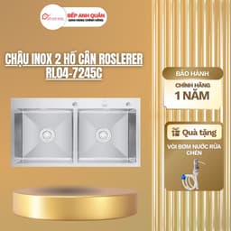 Chậu rửa bát RL04-7245  | Chậu Rửa Bát Roslerer 2 Hố Cân 1