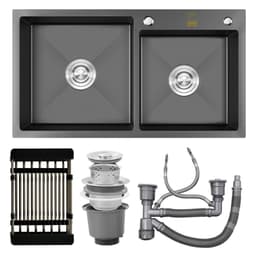 Chậu Rửa Bát Roslerer RL04-7843 Nano 2 Hố Lệch 4