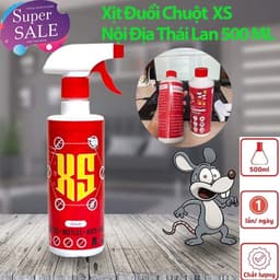Xịt Đuổi Chuột Thảo Mộc XS 500 ML Thái Lan – An Toàn, Đuổi Chuột Hiệu Quả Không Độc Hại 2