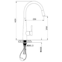 VÒI RỬA ROSLERER RL-968 | ĐỒNG MẠ CROM CAO CẤP 5