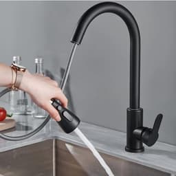 VÒI RỬA ROSLERER RL-805 BLACK | SƠN TĨNH ĐIỆN ĐEN | CAO CẤP 4