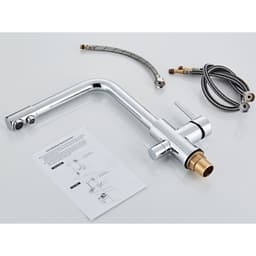 VÒI RỬA ROSLERER RL-807 | 3 ĐƯỜNG NƯỚC (NÓNG, LẠNH VÀ NƯỚC LỌC) | ĐỒNG NGUYÊN CHẤT | BỀ MẶT MẠ CHROME CAO CẤP 3