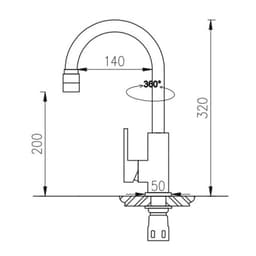 Vòi Rửa Bát Roslerer RL-907 Nóng Lạnh 4